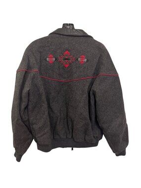 Vintage Midwest Garment Co. Wool Jacket Size L Charcoal Gray
